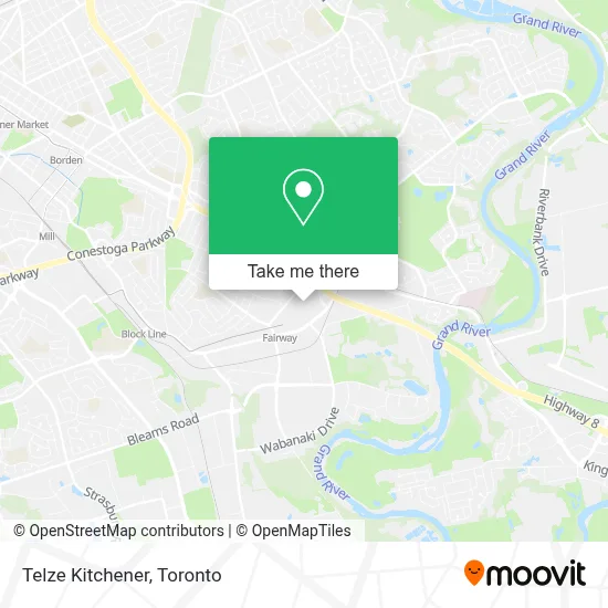 Telze Kitchener map
