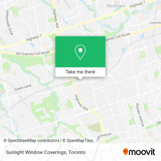 Sunlight Window Coverings map