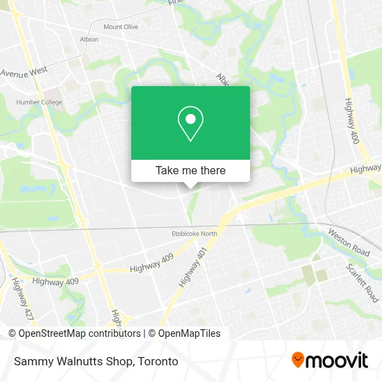 Sammy Walnutts Shop map