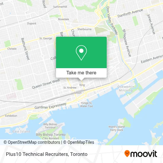 Plus10 Technical Recruiters map