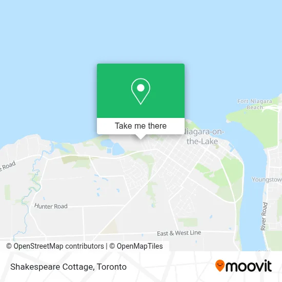 Shakespeare Cottage map