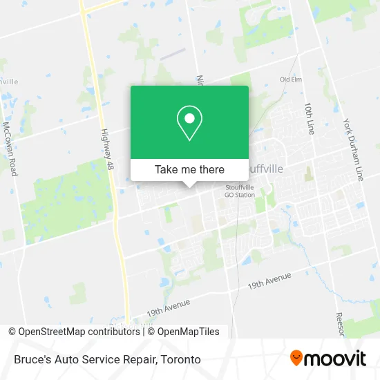 Bruce's Auto Service Repair map