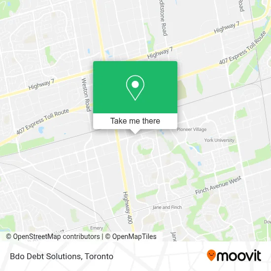Bdo Debt Solutions map