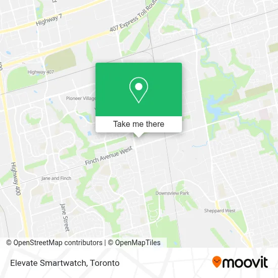 Elevate Smartwatch map