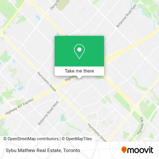 Sybu Mathew Real Estate map