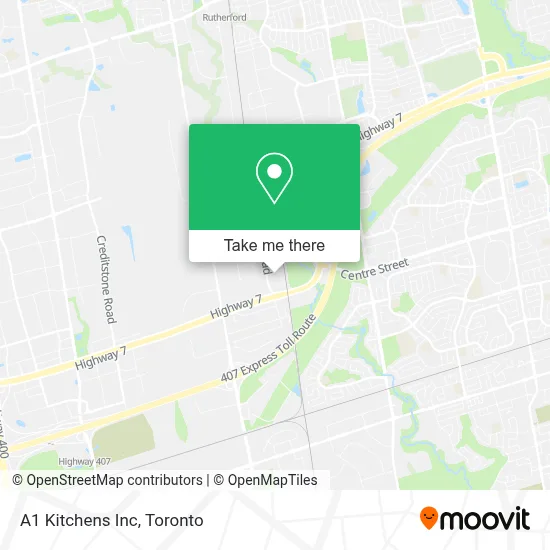 A1 Kitchens Inc map