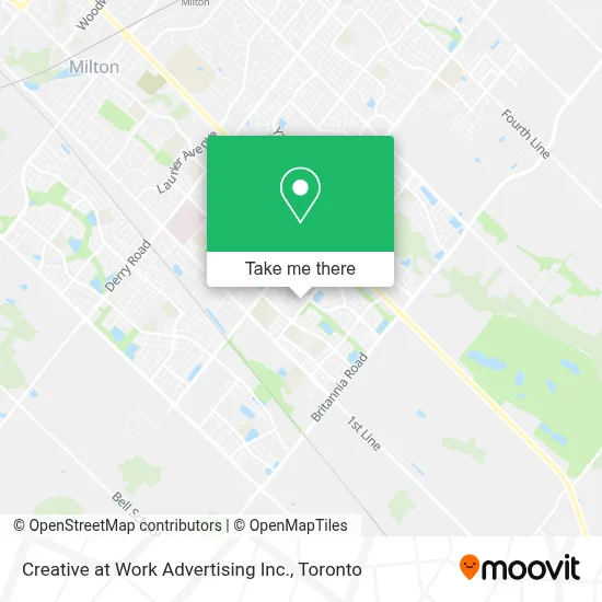 Creative at Work Advertising Inc. map