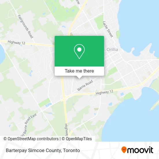 Barterpay Simcoe County map