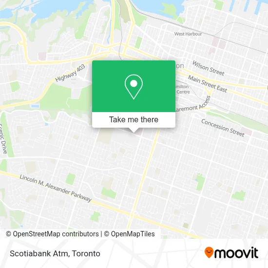 Scotiabank Atm map