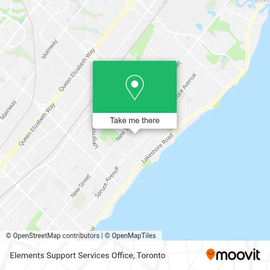 Elements Support Services Office map
