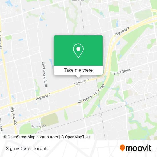 Sigma Cars map