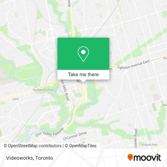 Videoworks map