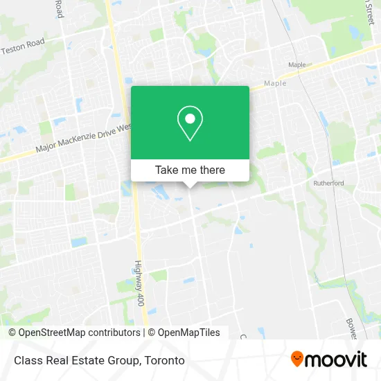 Class Real Estate Group map