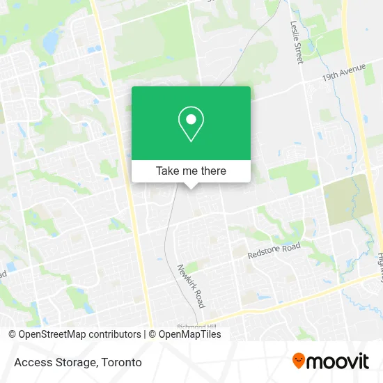 Access Storage map