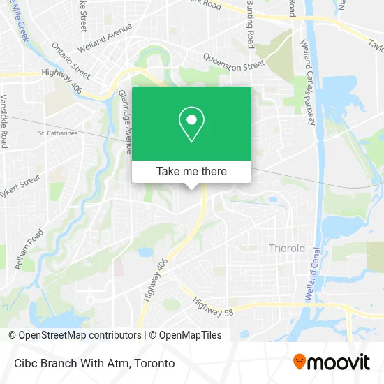 Cibc Branch With Atm map