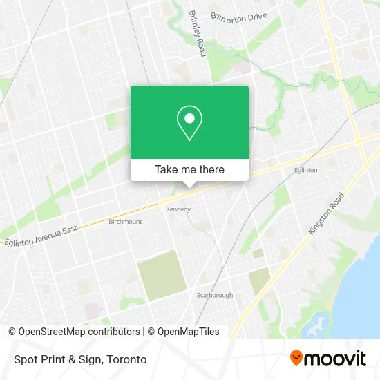 Spot Print & Sign map