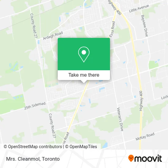 Mrs. Cleanmol map