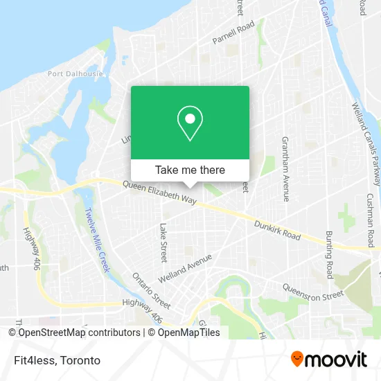 Fit4less map