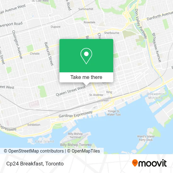 Cp24 Breakfast map
