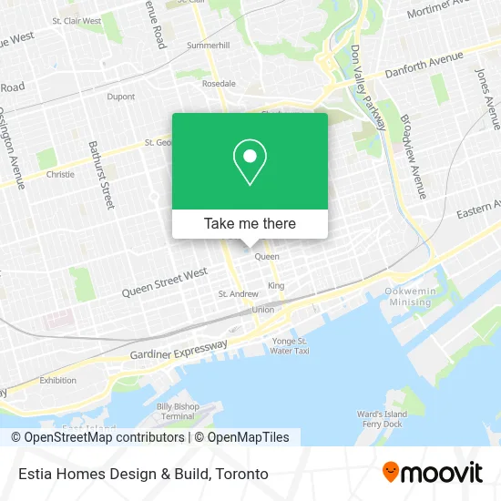 Estia Homes Design & Build map