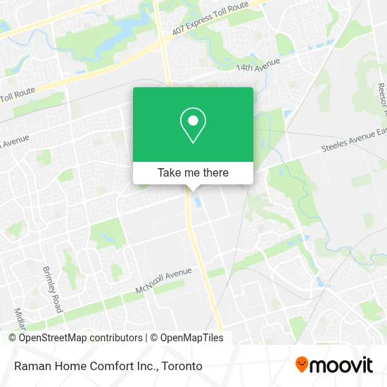 Raman Home Comfort Inc. map