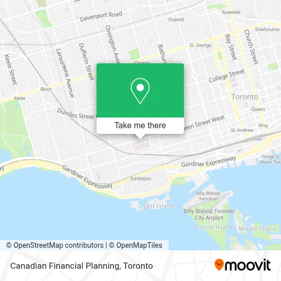 Canadian Financial Planning map