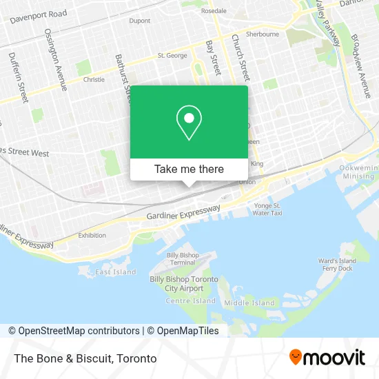 The Bone & Biscuit map