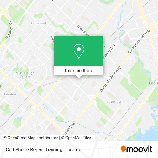 Cell Phone Repair Training map
