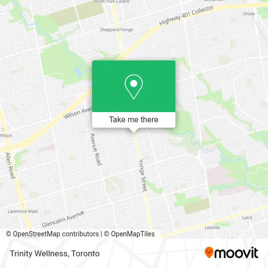 Trinity Wellness map