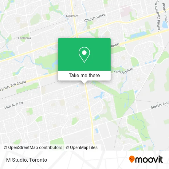 M Studio map