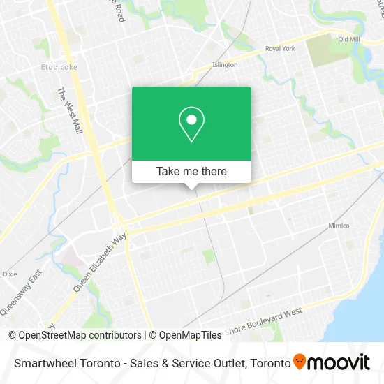 Smartwheel Toronto - Sales & Service Outlet map