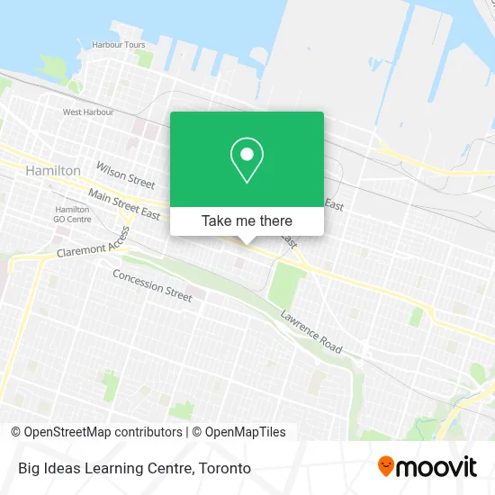 Big Ideas Learning Centre map