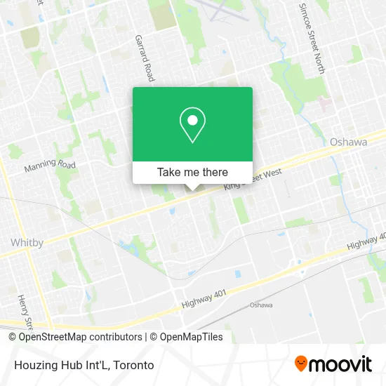 Houzing Hub Int'L map