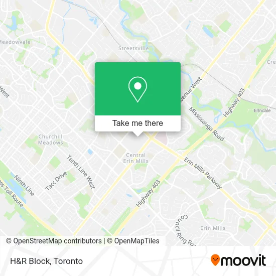 H&R Block map