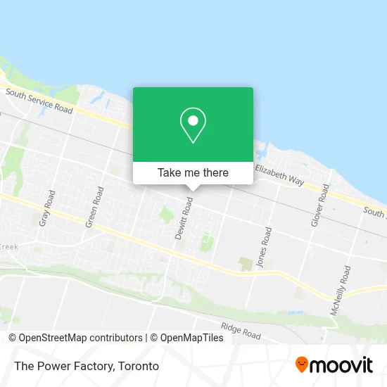 The Power Factory map