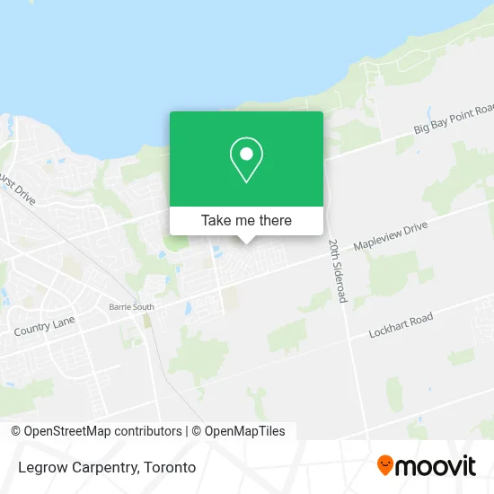 Legrow Carpentry map