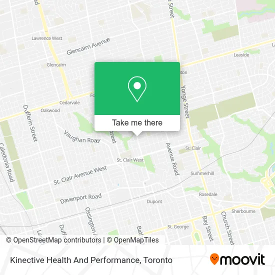 Kinective Health And Performance map