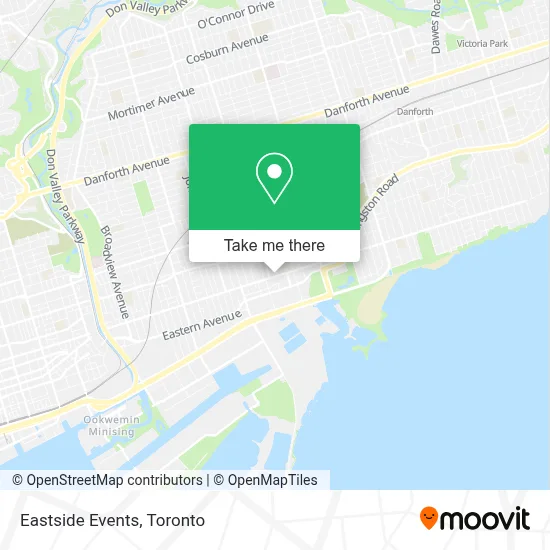 Eastside Events map