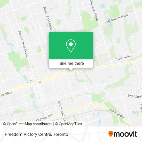 Freedom Victory Centre map