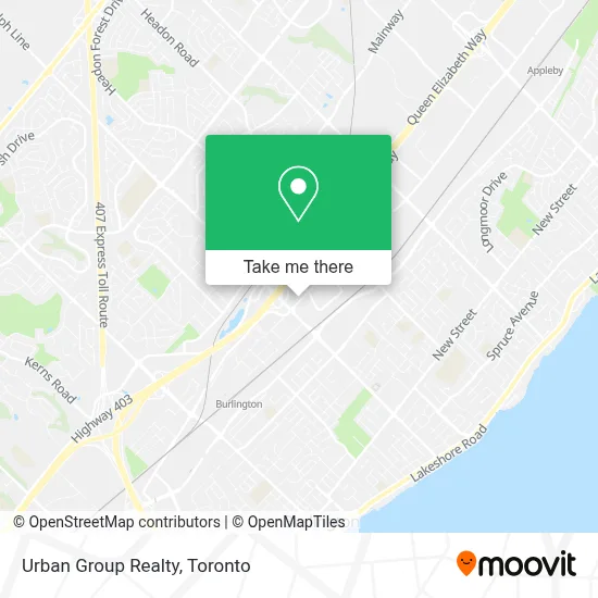 Urban Group Realty map