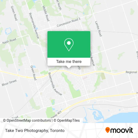 Take Two Photography map