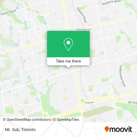 Mr. Sub map