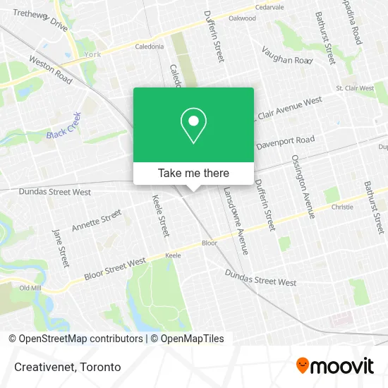 Creativenet map