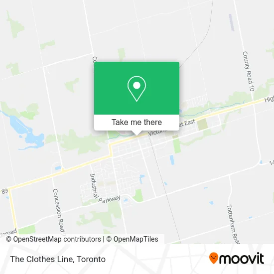 The Clothes Line map
