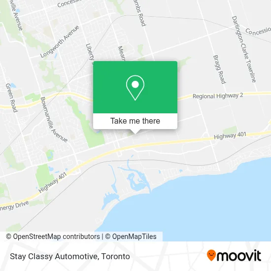 Stay Classy Automotive map