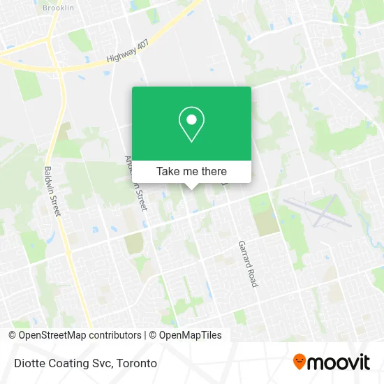 Diotte Coating Svc map