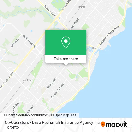 Co-Operators - Dave Pecharich Insurance Agency Inc map
