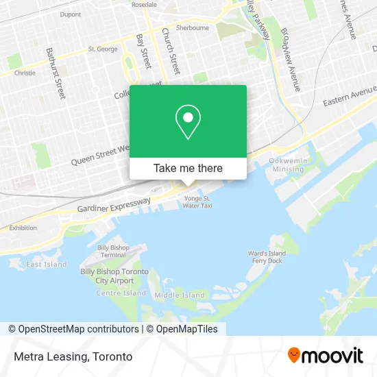 Metra Leasing map