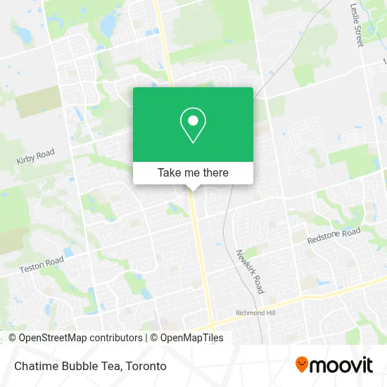 Chatime Bubble Tea map