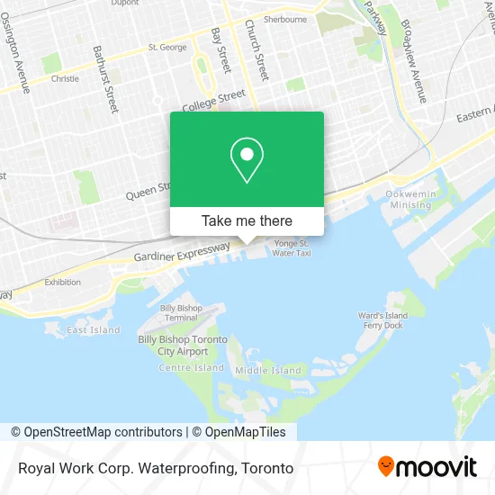 Royal Work Corp. Waterproofing map